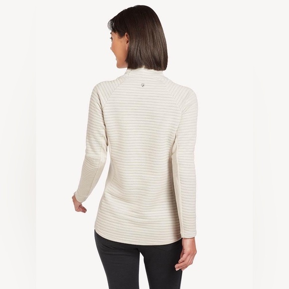 Kuhl‎ Sweater Women's Size Small Purple Grey "Verena" Pullover Wool Jersey Blend - Picture 8 of 13